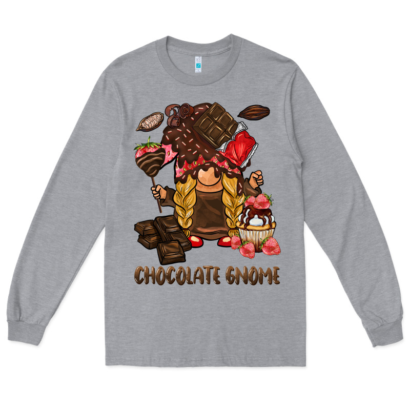 Chocolate Gnome Long Sleeve Tee by BarkalooDesign | Teevron