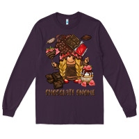 Plum chocolate gnome Long Sleeve Tee - BarkalooDesign