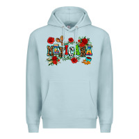 Blue Mist mexicana Premium Hoodie - AdoDesignShop