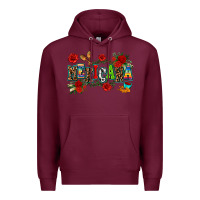 Burgundy mexicana Premium Hoodie - AdoDesignShop
