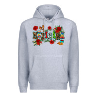 Heather Grey mexicana Premium Hoodie - AdoDesignShop