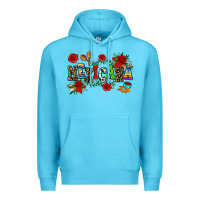 Ocean Blue mexicana Premium Hoodie - AdoDesignShop