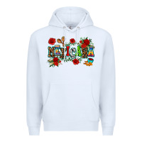 White mexicana Premium Hoodie - AdoDesignShop