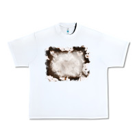 White cowhide frames background Urban Heavy Tee - RanaPortraitStore