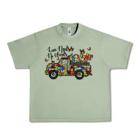 Oil Green love needs no words Urban Heavy Tee - RacoonDesign