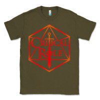 Army Green critical role Classic Tee - DesigneFamous
