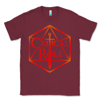 Burgundy critical role Classic Tee - DesigneFamous