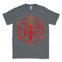 Charcoal Heather critical role Classic Tee - DesigneFamous