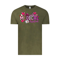 Vintage Olive Valentine Medical Assistant Vintage Tee - CowhideDigitalArt