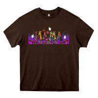 Chocolate Brown halloween mama libbey glass Heavy Core Tee - BundleAndBundleShop