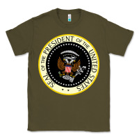 Army Green fake seal of the president of the united states Classic Tee - DesigneFamous