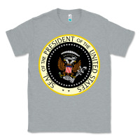 Heather Grey fake seal of the president of the united states Classic Tee - DesigneFamous
