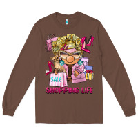Chestnut shopping life  gnome Long Sleeve Tee - BarkalooDesign