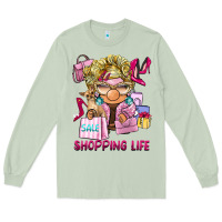 Matcha shopping life  gnome Long Sleeve Tee - BarkalooDesign
