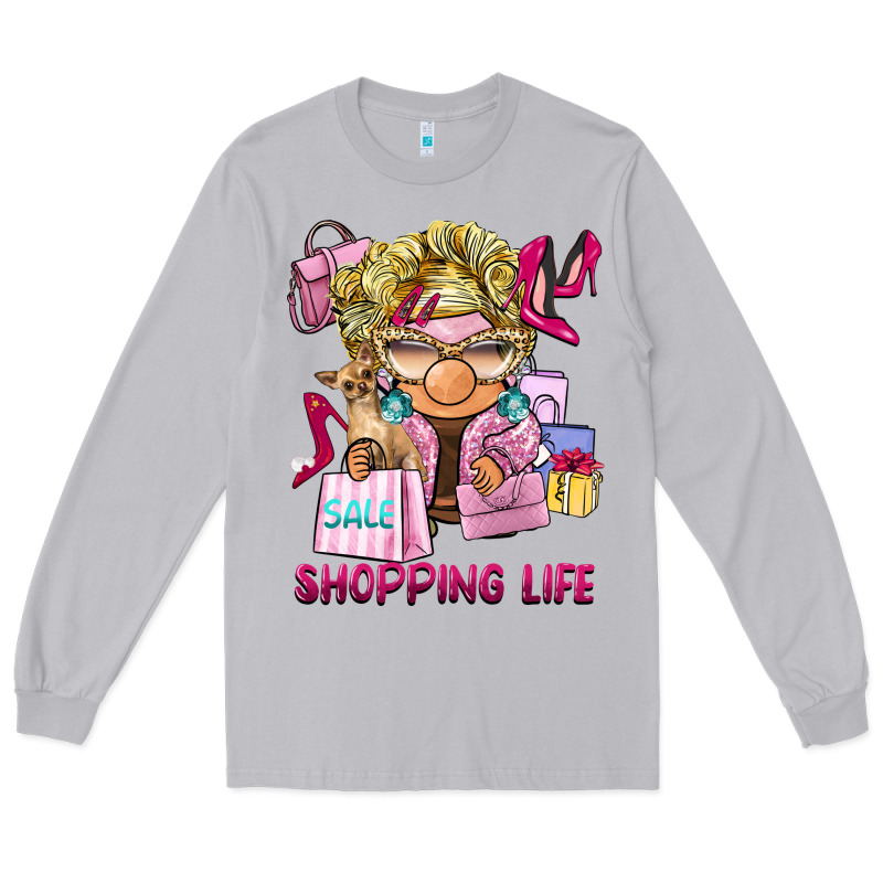 Shopping Life  Gnome Long Sleeve Tee by BarkalooDesign | Teevron