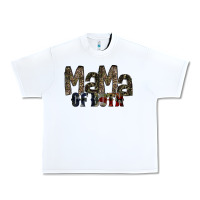 White mama of both Urban Heavy Tee - RacoonDesign