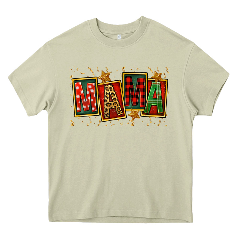 Mama Christmas Heavy Core Tee by FaDigitalArtStudio | Teevron