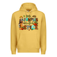 Antique Gold little pumpkin with a lot of spice Premium Hoodie - AdoDesignShop