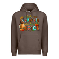 Coffee little pumpkin with a lot of spice Premium Hoodie - AdoDesignShop