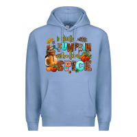 Colony Blue little pumpkin with a lot of spice Premium Hoodie - AdoDesignShop