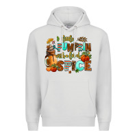 Dove Grey little pumpkin with a lot of spice Premium Hoodie - AdoDesignShop