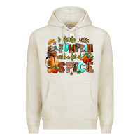 Oatmeal Heather little pumpkin with a lot of spice Premium Hoodie - AdoDesignShop