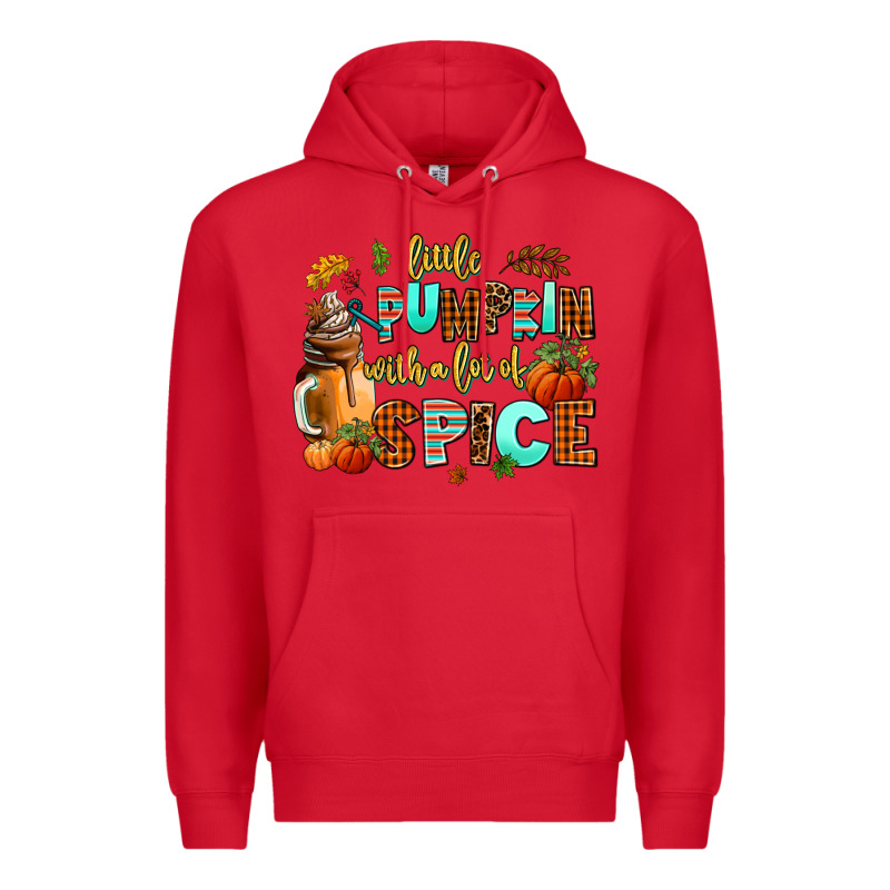 Little Pumpkin With A Lot Of Spice Premium Hoodie by AdoDesignShop | Teevron