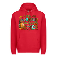 Red little pumpkin with a lot of spice Premium Hoodie - AdoDesignShop