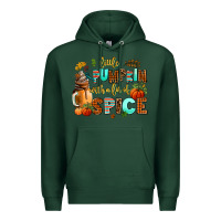 Sports Green little pumpkin with a lot of spice Premium Hoodie - AdoDesignShop