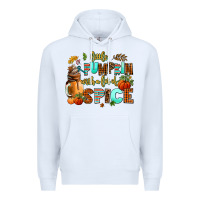 White little pumpkin with a lot of spice Premium Hoodie - AdoDesignShop
