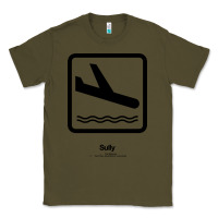 Army Green sully movie silhouette Classic Tee - DesigneFamous
