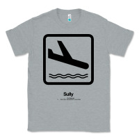 Heather Grey sully movie silhouette Classic Tee - DesigneFamous