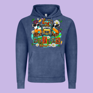 Best Bus Driver Ever Vintage Hoodie Designed By Adodesignshop