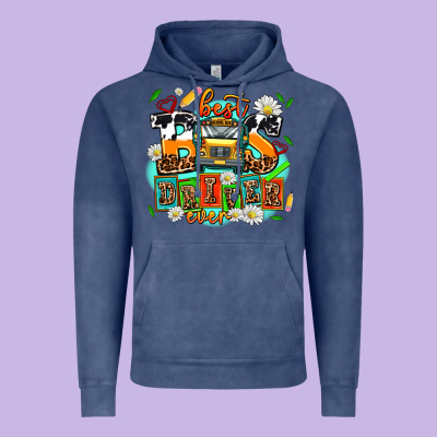 Best Bus Driver Ever Vintage Hoodie Designed By Adodesignshop