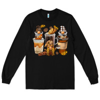 Black Coffee gnome Long Sleeve Tee - BarkalooDesign