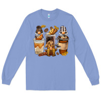 Colony Blue Coffee gnome Long Sleeve Tee - BarkalooDesign