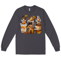 Smoke Coffee gnome Long Sleeve Tee - BarkalooDesign