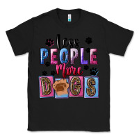 Black less people more dogs Classic Tee - FaDigitalArtStudio
