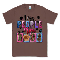 Chestnut less people more dogs Classic Tee - FaDigitalArtStudio