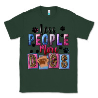 Sports Green less people more dogs Classic Tee - FaDigitalArtStudio
