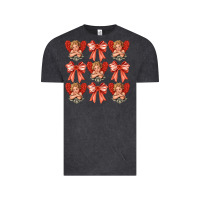 Vintage Black Valentines Eros and bow Vintage Tee - CowhideDigitalArt