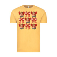Vintage Mustard Valentines Eros and bow Vintage Tee - CowhideDigitalArt