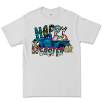 Dove Grey Happy Easter  truck Premium Tee - CowhideDigitalArt