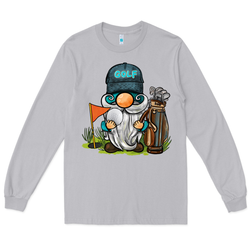 Golf Gnome Long Sleeve Tee by BarkalooDesign | Teevron