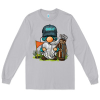 Moon Dust golf gnome Long Sleeve Tee - BarkalooDesign