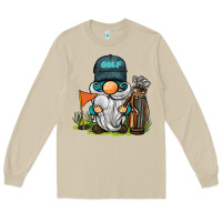 Mushroom golf gnome Long Sleeve Tee - BarkalooDesign