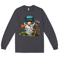 Smoke golf gnome Long Sleeve Tee - BarkalooDesign