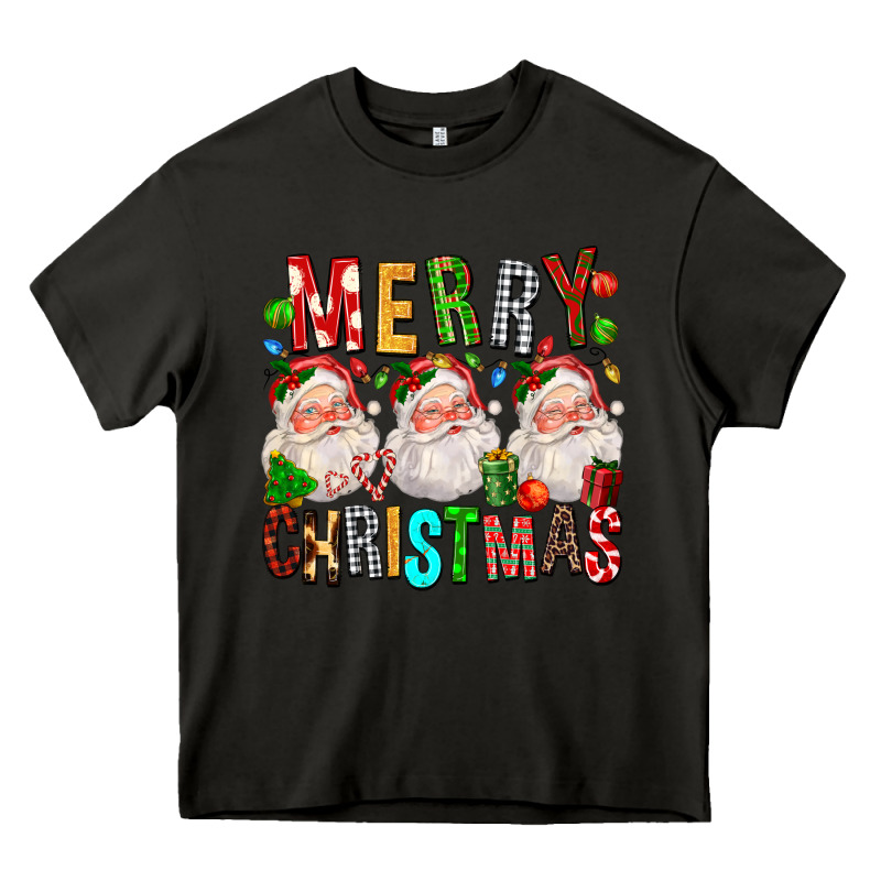 Merry Christmas Santa Heavy Core Tee by FaDigitalArtStudio | Teevron