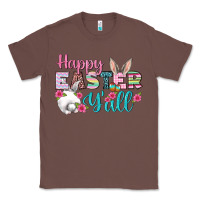 Chestnut Happy Easter Y'all Classic Tee - BundleAndBundleShop