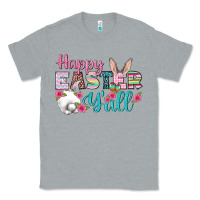 Heather Grey Happy Easter Y'all Classic Tee - BundleAndBundleShop